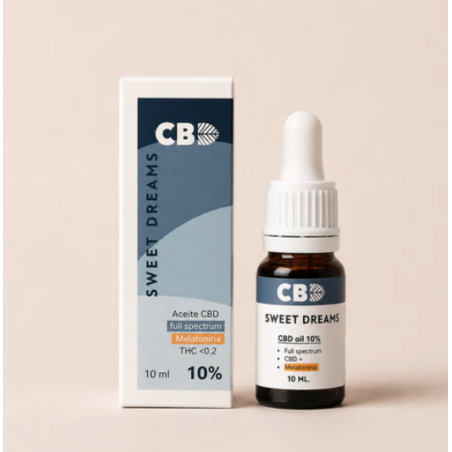 Aceite CBD 10% con melatonina y CBN – Full Spectrum (10 ml)
