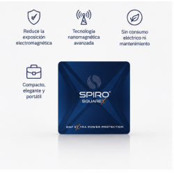 SPIRO® SQUARE X | Protección EMF para WiFi, Oficina y Hogar